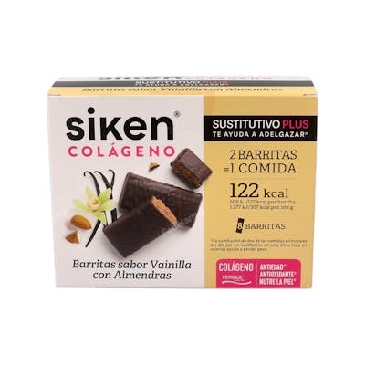 SIKEN SUSTI COLAGENO BARRITA VAINILLA  8 U