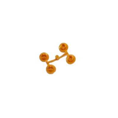 AYUDAS TAPON EMBELLECEDOR NARANJA 4 UN (A838-2)