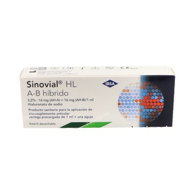 SINOVIAL HL 3,2 X 16 MG 1 ML