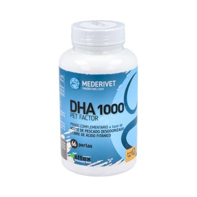 DHA 1000 PET FACTOR 66 PERLAS VET