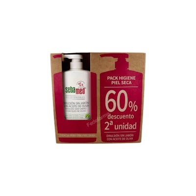 SEBAMED DUPLO EMULSION S/ JABON ACEITE OLIVA 2U60% 750ML