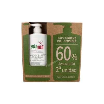 SEBAMED DUPLO EMULSION S/ JABON 2U60% 750 ML