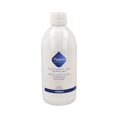 PLAQTIV + ADITIVO PARA EL AGUA 500 ML VET