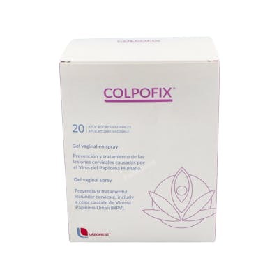 COLPOFIX GEL VAGINAL EN SPRAY 20 ML 2 U + 20 APLICADORES