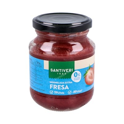SANTIVERI MERMELADA FRESA 0% azucar 270 gr