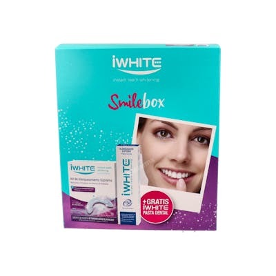 IWHITE KIT BLANQUEAMIENTO SUPREMO 10 MOLDES + PASTA DENTAL 7