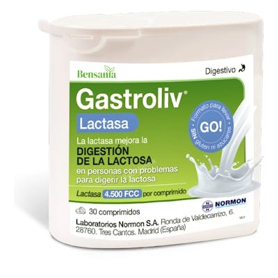 BENSANIA GASTROLIV LACTASA 4500 30 COMP