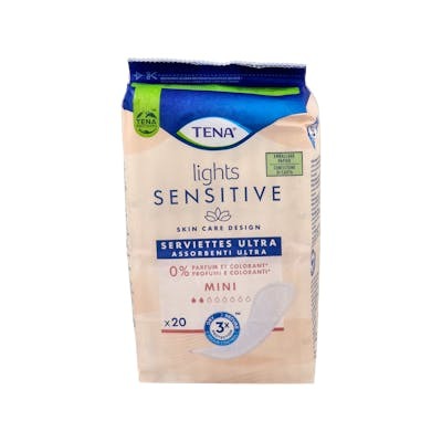 TENA ABSORBENTE INCONTINENCIA ORINA LIGHTS ULTRA PAD 20 U MI