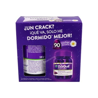 ZZZQUIL NATURA 90 GUMMIES SABOR FRUTOS DEL BOSQUE