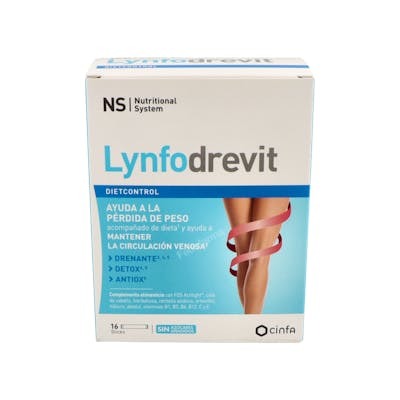 NS DIETCONTROL LYNFODREVIT 16 STICKS