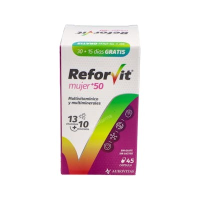 AUROVITAS REFORVIT MUJER +50 45 CAPSULAS