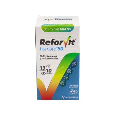 AUROVITAS REFORVIT HOMBRE +50 45 CAPSULAS