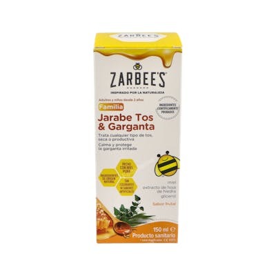 ZARBEES JARABE FAMILIA TOS Y GARGANTA 150 ML