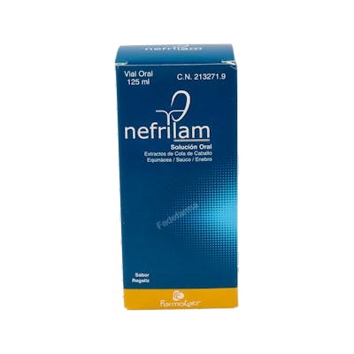 NEFRILAM SOLUCION ORAL 125 ML SABOR REGALIZ