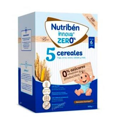 NUTRIBEN  PAPILLA INNOVA 5 CEREALES 0% 500G