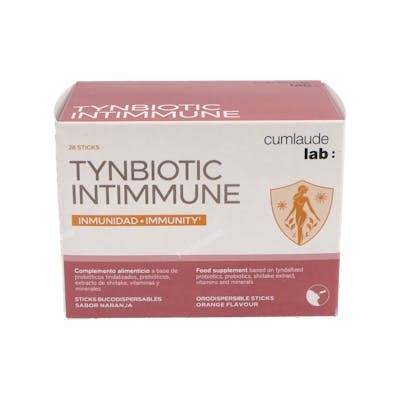 CUMLAUDE TYNBIOTIC INTIMMUNE 28 STICKS BUCO  NARANJA