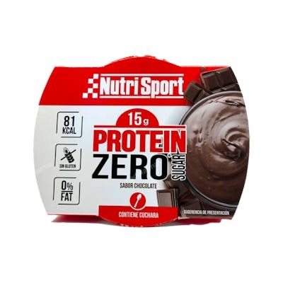 NUTRISPORT PUDDING PROTEIN ZERO CHOCOLATE 12TARRINASX135GR
