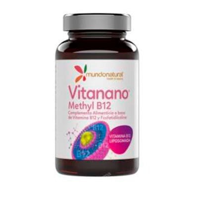 MUNDONATURAL VITANANO METHYL B12 LIPOSOMADO 30CAPSULAS