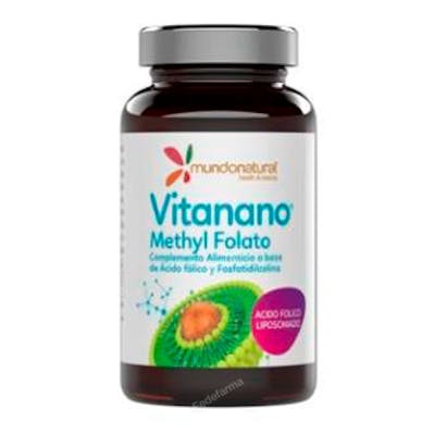 MUNDONATURAL VITANANO METHY FOLATO LIPOSOMADO 30CAPSULAS