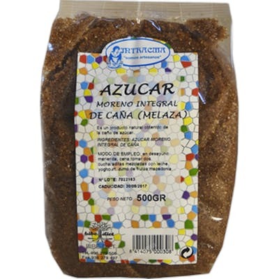 INTRACMA AZUCAR MORENO DE CAÑA MELAZA integral 500gr.