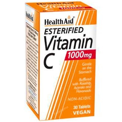 HEALTH AID ESTERIFIED VITAMINA C 1000mg 30comp. VEGAN