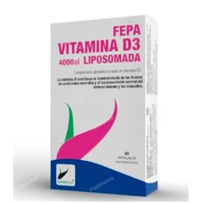 FEPADIET FEPA VITAMINA D3 LIPOSOMADA 400UI 40CAPSULAS