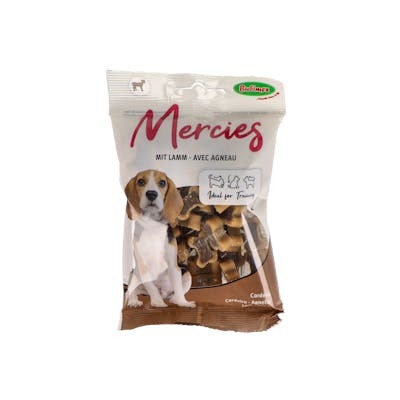 BUBIMEX VET SNACK MERCIES SEMI-HUMEDO DE CORDERO Y ARROZ 100