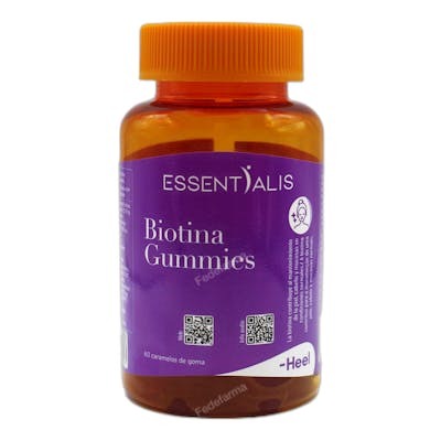 HEEL ESSENTIALIS BIOTINA GUMMIES 60 CARAMELOS DE GOMA