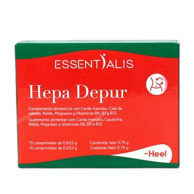 HEEL ESSENTIALIS HEPA DEPUR 15 COMPRIMIDOS