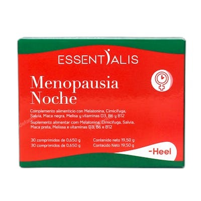 HEEL ESSENTIALIS MENOPAUSIA NOCHE 30 COMPRIMIDOS