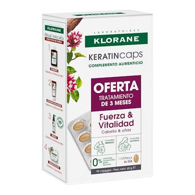 KLORANE TRIO KERATINCAPS 3X30 CAPS