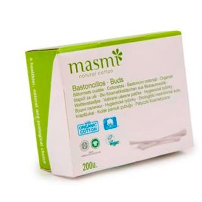 MASMI BASTONCILLOS DE ALGODON ECO Y STICK DE PAPEL 200ud