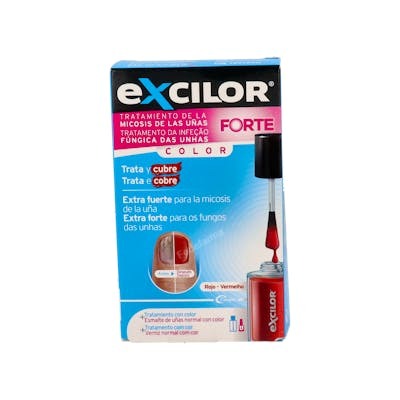 EXCILOR FORTE + ESMALTE ROJO 30 ML