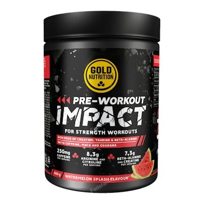 GOLD NUTRITION PRE-WORKOUT IMPACT SANDIA 400GR