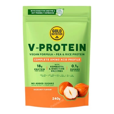 GOLD NUTRITION V-PROTEIN avellana 240gr.