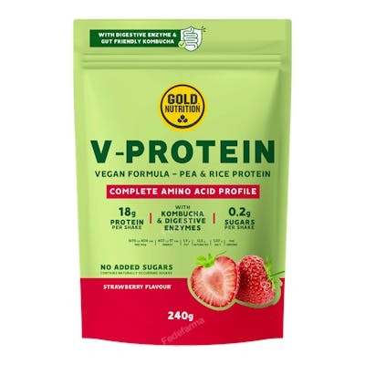 GOLD NUTRITION V-PROTEIN fresa 240gr.