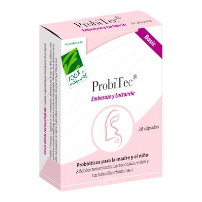 CIEN POR CIEN NATURAL PROBITEC embarazo y lactancia basic 30