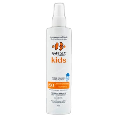 SAFE SEA KIDS SPRAY MEDUSAS TRIPLE ACCION SPF 50 250 ML