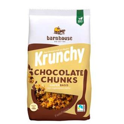 BARNHOUSE MUESLI KRUNCHY CHOCOLATE CHUNKS   500 gr BIO