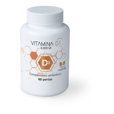 N&N NOVA NUTRICION VITAMINA D3 4000 UI 60 PERLAS