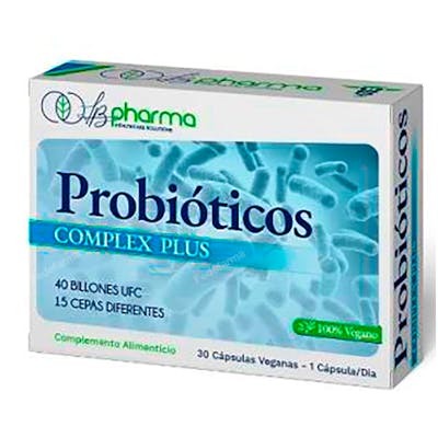 LB PHARMA PROBIOTICOS COMPLEX PLUS 30cap.