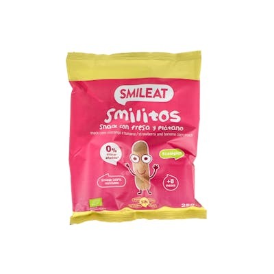 SMILEAT SMILITOS-GUSANITOS FRESA-PLATANO 25GR ECO