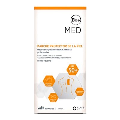 BE+ MED PARCHE PROTECTOR DE LA PIEL 10 PARCHES 15 CM X 4 CM