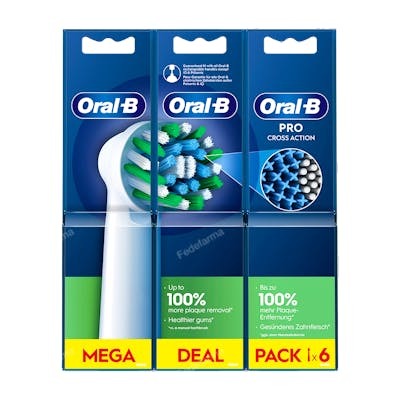 ORAL-B RECAMBIO CROSS ACTIONÂ  TECNOLOGIA CLEANMAXIMISER 6