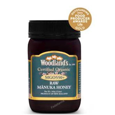 WOODLAND´S MIEL DE MANUKA RAW MGO 550+ monofloral 500gr ECO