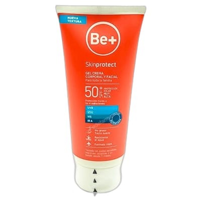 BE+ SKINPROTECT GEL CREMA CORPORAL Y FACIAL SPF 50+  100 ML