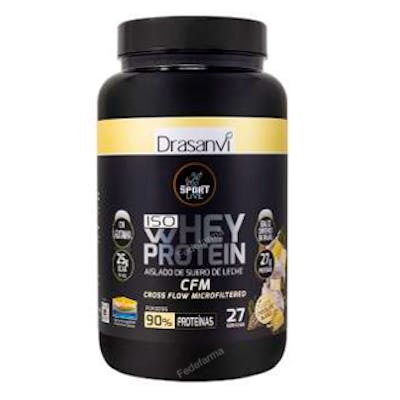 DRASANVI SPORT LIVE WHEY PROTEIN AISLADO CHOCO BLANCO 800G S