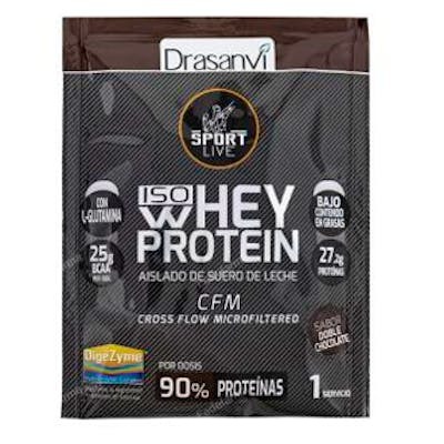 DRASANVI SPORT LIVE WHEY PROTEIN AISLADO DOBLE CHOCOLATE 30G