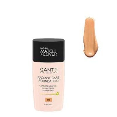 SANTE NATURKOSMETIK MAQUILLAJE FLUIDO RADIANT CARE 08 GOLDEN