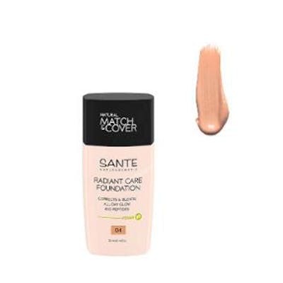 SANTE NATURKOSMETIK MAQUILLAJE FLUIDO RADIANT CARE 04 ROSE A